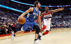 Minnesota Timberwolves Point Guard Ricky Rubio Wallpaper