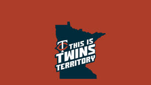 Minnesota Twins State Map Wallpaper