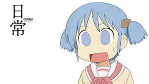 Mio From Nichijou Drawing Wallpaper