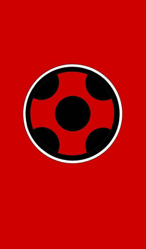 Miraculous Ladybug Symbol Phone Wallpaper