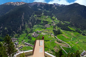 Mirador Roc Del Quer Andorra Wallpaper