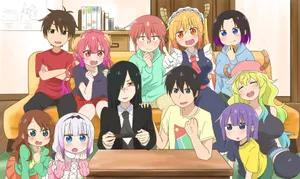 Miss Kobayashi And Kanna, The Sweetest Dragon Maid! Wallpaper