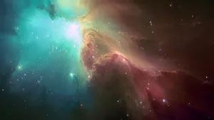 Misty Pastel Galaxy Wallpaper