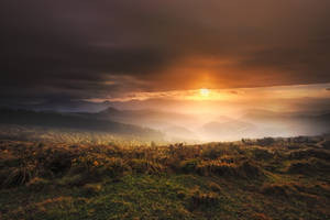 Misty Sunset Hotmail Wallpaper