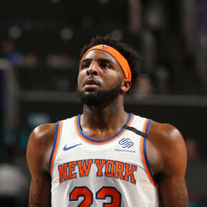 Mitchell Robinson Nba Player New York Knicks Wallpaper