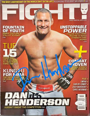Mixed Martial Artist Dan Henderson Magazine Wallpaper