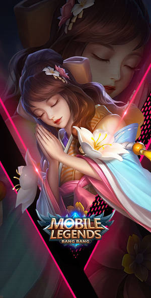 Mobile Legends Guinevere Sakura Wishes Praying Wallpaper