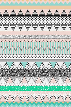 Modern Aztec Pattern Design Wallpaper