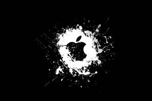 Modern Black Apple Logo 4k Wallpaper