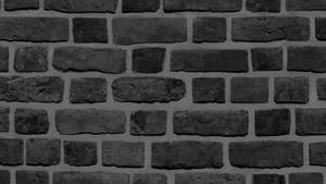 Modern Monochrome Brick Texture Wallpaper