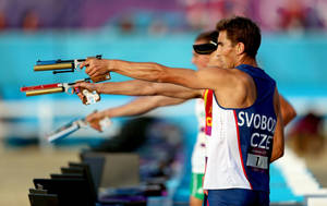 Modern Pentathlon Pistol Shooting Wallpaper