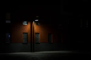 Modern Street Light Dark 4k Wallpaper