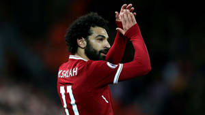 Mohamed Salah Clapping Up Wallpaper