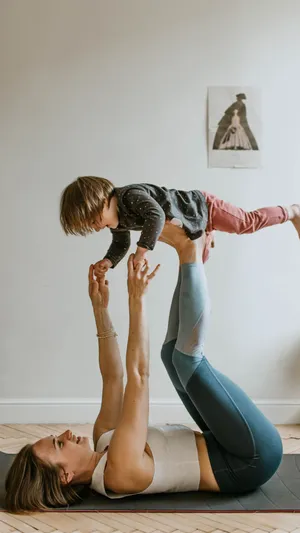 Mom Lying Down Wallpaper