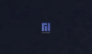 Monjaro Blue Logo Black Background Wallpaper