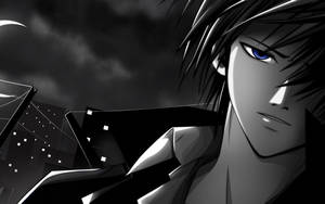 Monochromatic Cool Boy Anime Wallpaper