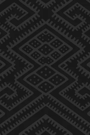 Monochrome Aztec Pattern Design Wallpaper