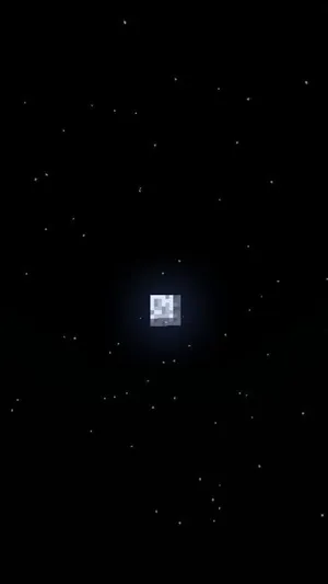 Monochrome Star Illustration Wallpaper