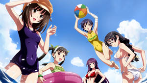 Monogatari Beach Summer Time Wallpaper