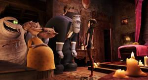 Monster And Mavis From Hotel Transylvania Wallpaper