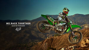 Monster Dirt Bike Austin Forkner Wallpaper