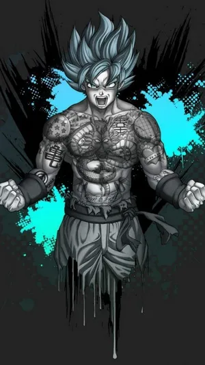 Monster Goku Black Iphone Wallpaper