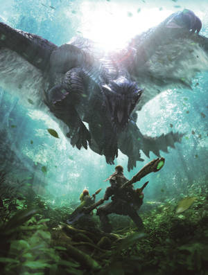 Monster Hunter Iphone Forest Dragon Wallpaper