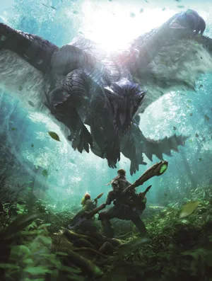 Monster Hunter Iphone Forest Dragon Wallpaper