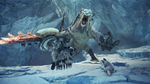 Monster Hunter World Iceborne Barioth Monster Wallpaper