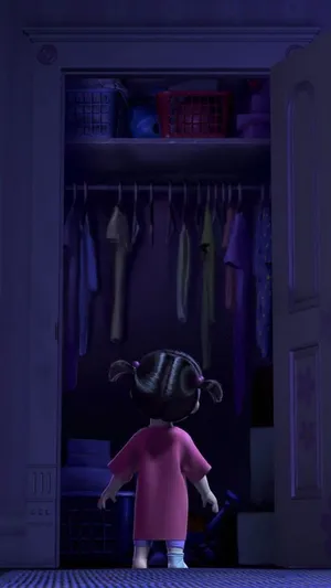 Monsters Inc Dark Aesthetic Boo Wallpaper