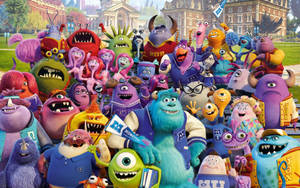 Monsters University Characters Wallpaper