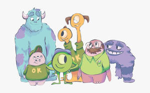 Monsters University Fan Art Wallpaper