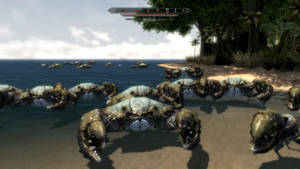 Monstrous Group Of Crabs Wallpaper