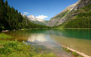 Montana Green Lake Wallpaper