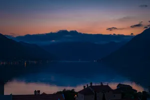 Montenegro Landscape At Night Wallpaper