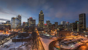 Montreal City Skyline Wallpaper