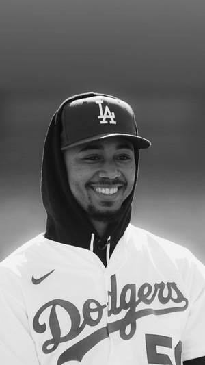 Mookie Betts Grayscale Wallpaper