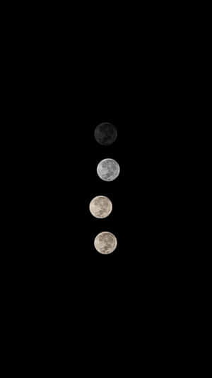 Moon Pure Black Oled Wallpaper