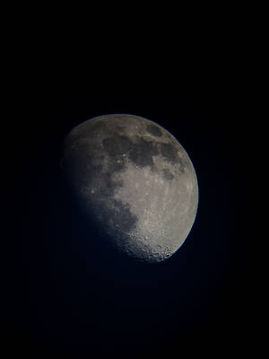 Moon With Craters Space Iphone Wallpaper