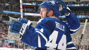 Morgan Rielly Blue Jersey Wallpaper