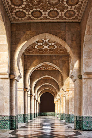 Morocco Hassan Ii Mosque Wallpaper