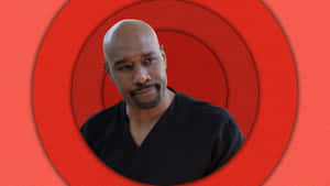 Morris Chestnut Red Spiral Background Wallpaper