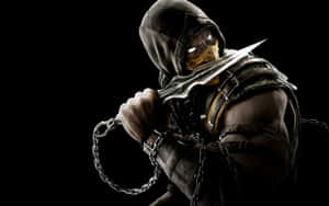 Mortal Kombat Scorpion Dark Aesthetic Wallpaper
