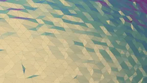 Mosaic Of Faded Isometrics Wallpaper