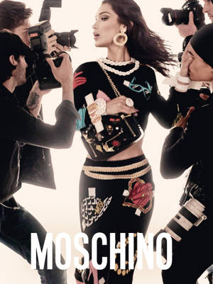 Moschino Paparazzi Wallpaper