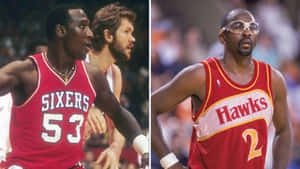 Moses Malone And Darryl Dawkins Wallpaper