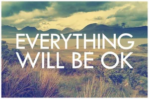 Motivational Landscape With The Text