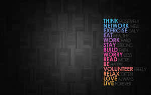 Motivational Life Message Black Wallpaper