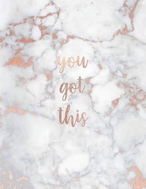 Motivational Quotation On White Marble Wallpaper