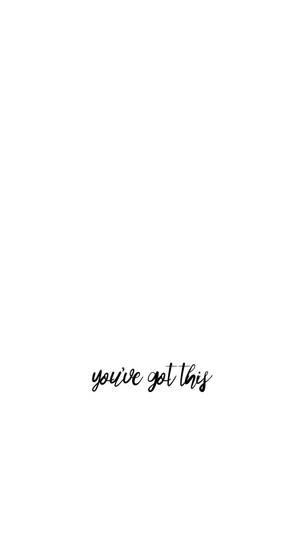 Motivational Text White Minimalist Wallpaper